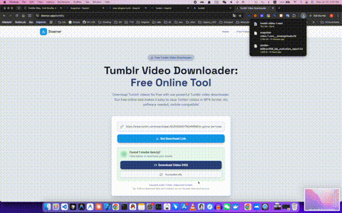 Copy the Tumblr post URL